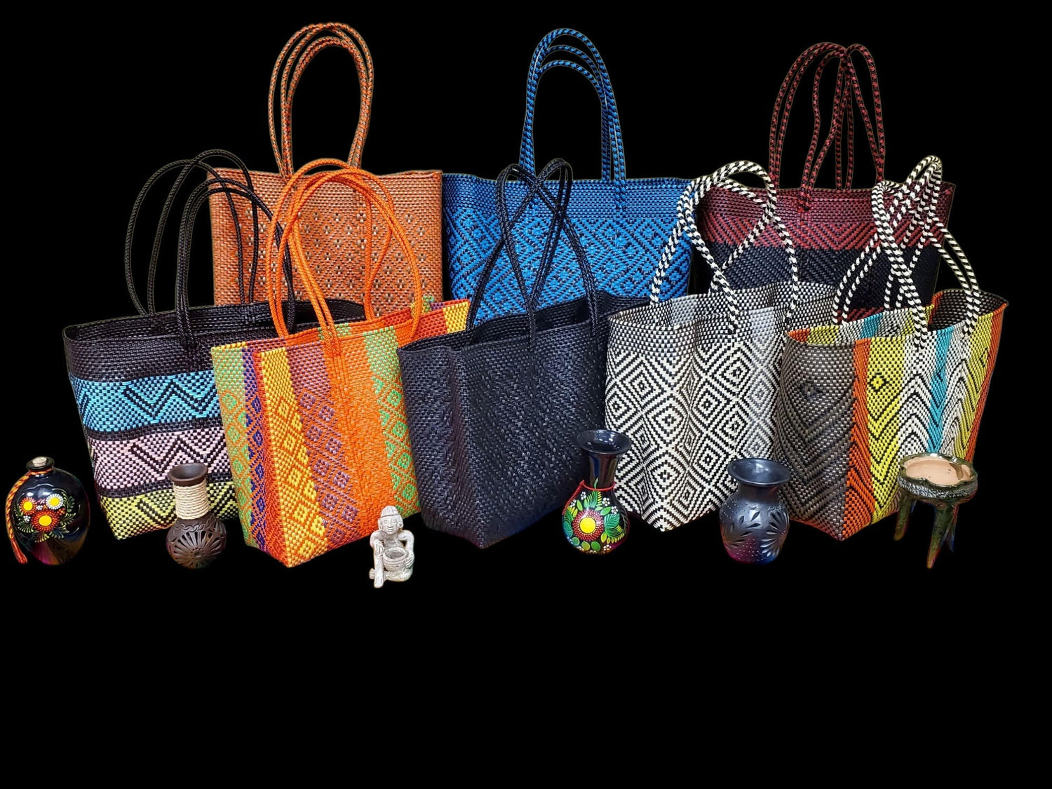 Mexican Handwoven Tote Bags