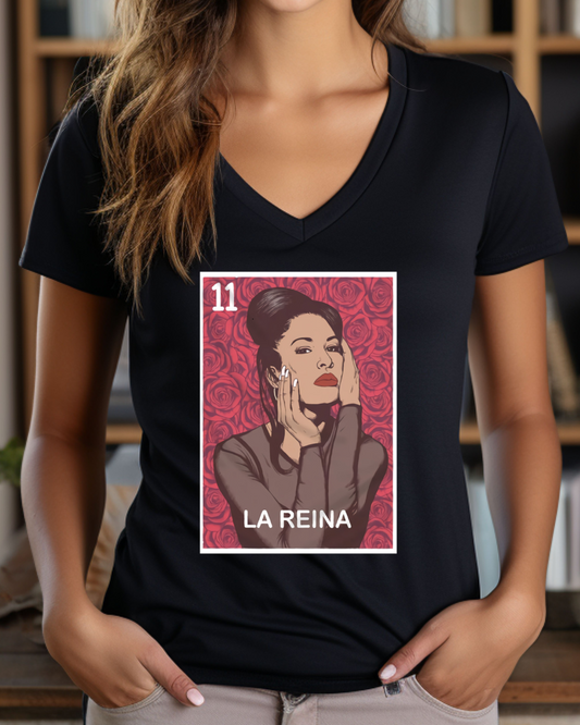 "La Reina" Selena Women's Fitted T-Shirt