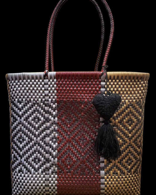 Multi Color Extra Large Mexican Handwoven Tote Bag